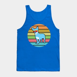 Blue Chihuahua Tank Top